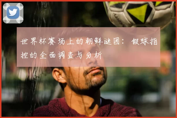 世界杯赛场上的朝鲜谜团：假球指控的全面调查与分析